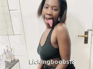 Lickingboobs18